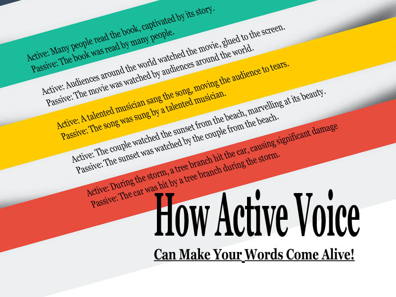 You are currently viewing How Active Voice Can Make Your Words Come Alive!