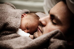 lose weight without counting calories a person peacefully sleeping