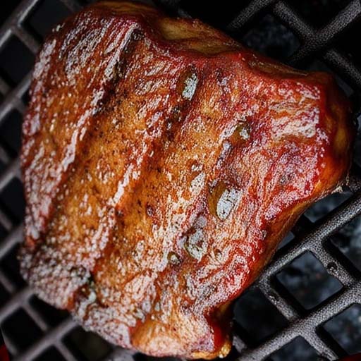 High-protein steak meal served hot with rustic presentation